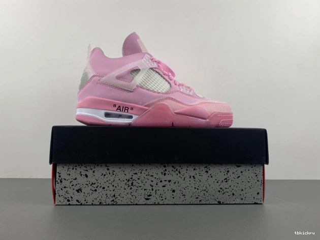 Reps TBkick 4 OFF-WHITE X JORDAN PINK 0823